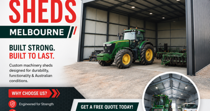 Machinery Sheds Melbourne: Durable Storage Solutions for Australian Businesses
